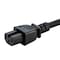 Monoprice Power Cord - IEC 60320 C20 to IEC 60320 C15_ 14AWG_ 15A_ 3-Prong_ Blac 40065 - alternate 8